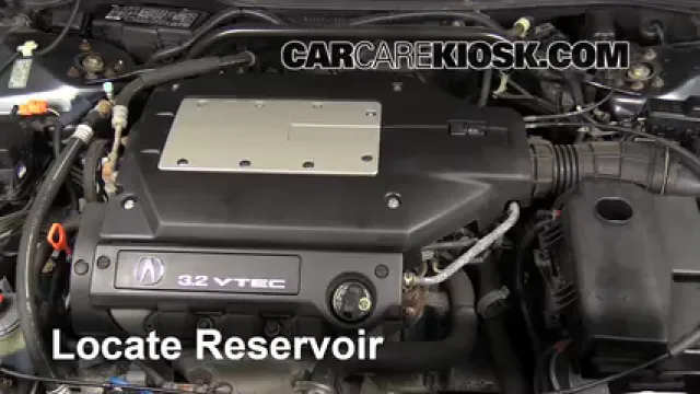 2002 Acura TL 3.2L V6 Líquido limpiaparabrisas Agregar líquido